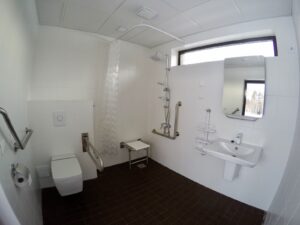 Solar Caravan Park - WC and shower for persons with disabilities