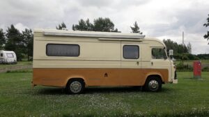 Solar Caravan Park - retro caravan