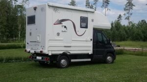 Solar Caravan Park - small campervan